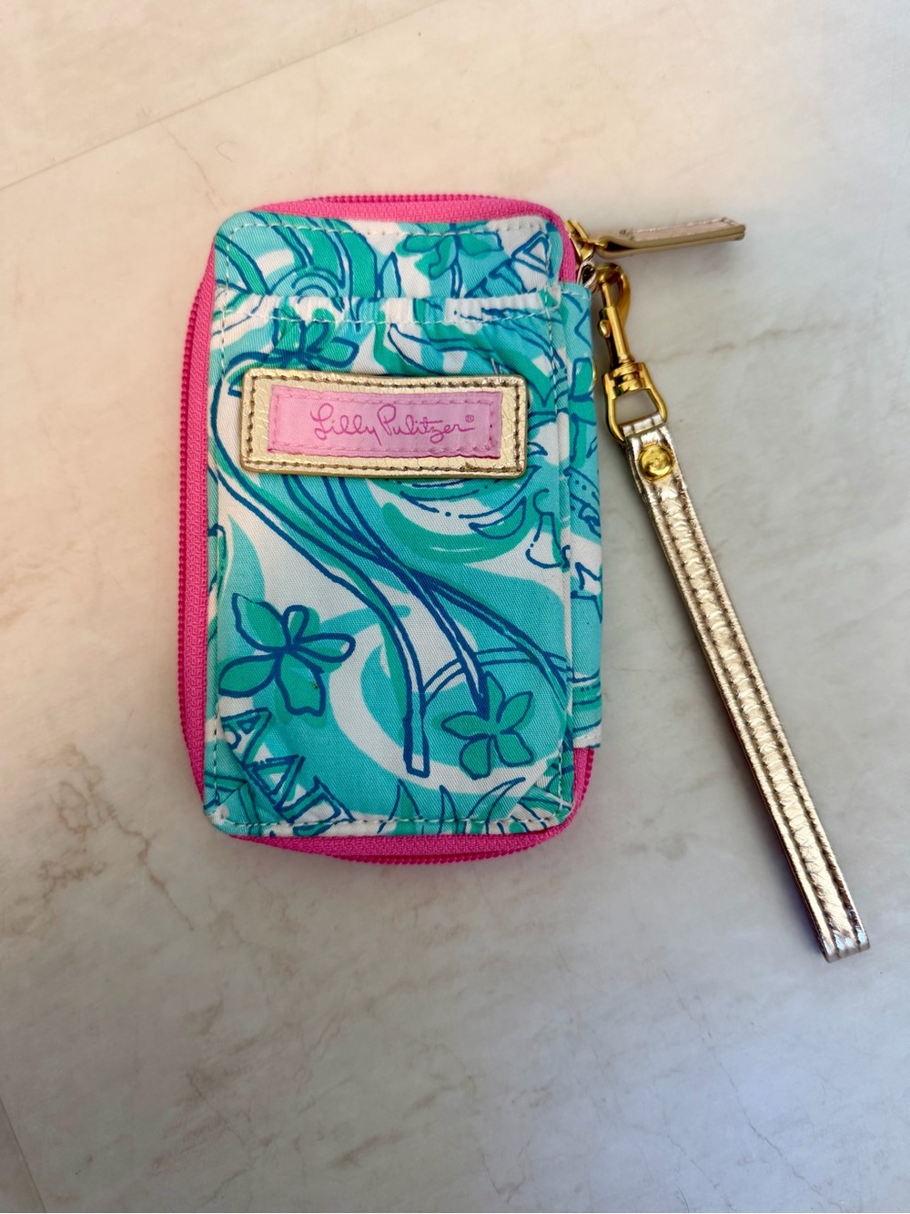 Lilly Pulitzer Wristlet Sorority Collection Alpha Deta Pi